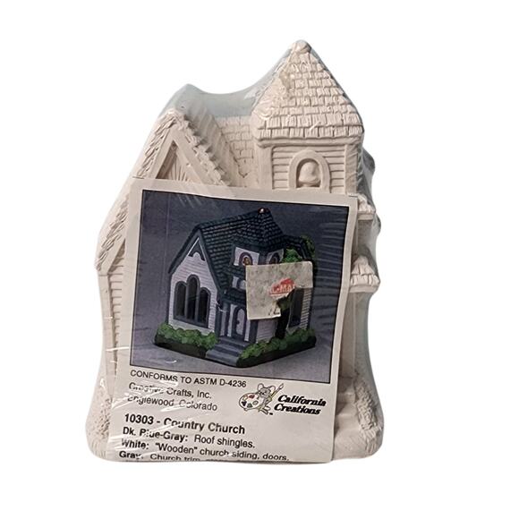California Creations Country Church 10303 Vintage New Sealed In Package - Picture 1 of 6